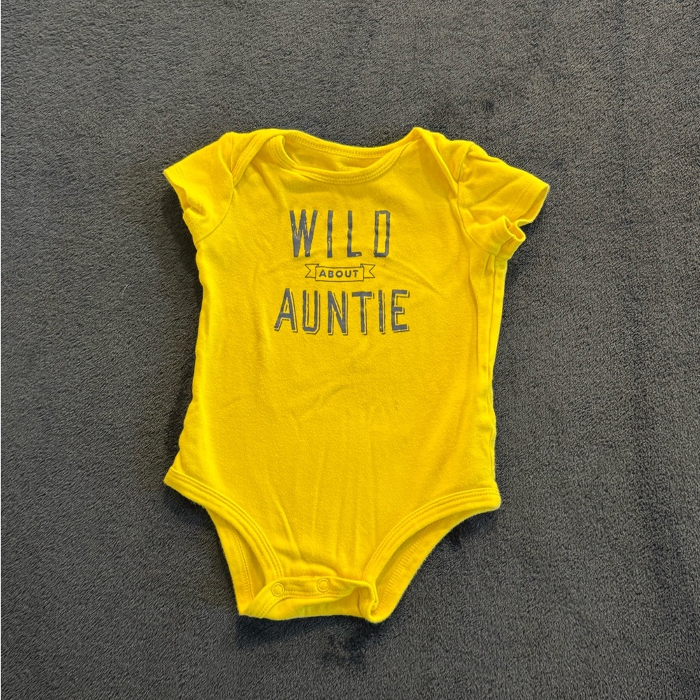 Carter's Yellow Bodysuit - Wild About Auntie